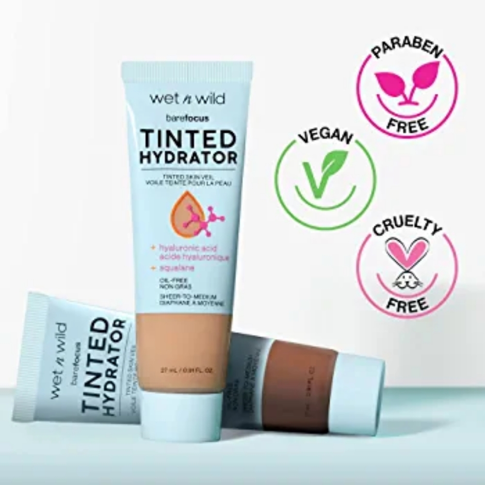 Wet N Wild Bare Focus Tinted Hydrator tinted skin Bundle of 3 .
